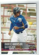 2017 Wisconsin Timber Rattlers (Class A-Milwaukee Brewers) Monte Harrison