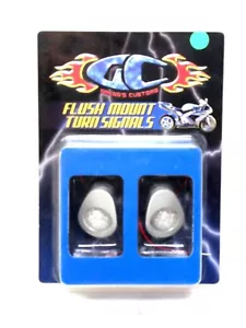 03-05 Yamaha YZF-R6 YZFR6 Greggs Custom GC LED Flush Mount Clear Turn Signals - Picture 1 of 3