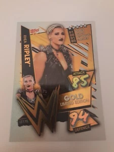 Carta 2021 Topps WWE Slam Attax Rhea Ripley ORO edizione limitata - Foto 1 di 2
