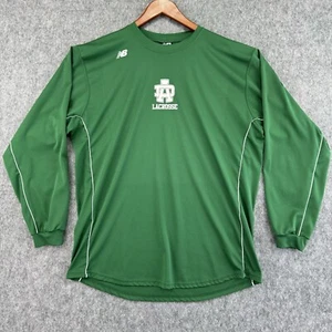DA Lacrosse New Balance Shirt Mens XL Green Long Sleeve Jersey Top Vtg Made USA - Picture 1 of 7