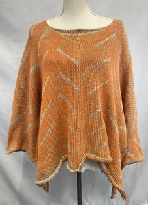 Women’s Mirth Chunky Knit Orange Sweater One Size - Picture 1 of 10