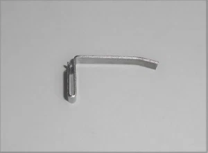 Goldring Lenco Chrome Headshell Fingerlift - Small Version - For Low Mass Shells - Picture 1 of 4