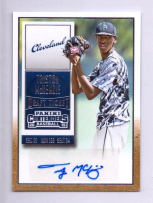 2015 Contenders Draft Ticket Triston McKenzie Auto #27 - Image 1 of 2