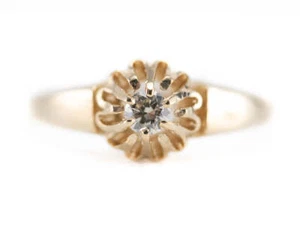 The Cathedral Diamond Solitaire Engagement Ring by Elizabeth Henry - Picture 1 of 9
