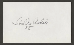 Tom Van Arsdale signed autograph auto 3x5 index card Basketball NBA Player S1101 - Picture 1 of 1