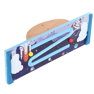 Wooden Balancing Board For Kids Balance Training Under Desk HMO - Picture 1 of 22