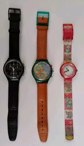 1991 Swiss Swatch SCB106 Wall Street + 1993 SCL102 Sound+Flick FLACK - Bild 1 von 2