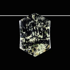 Hand Writting Jasper 52x37x7 mm Pendant bead HG315096 - Picture 1 of 4
