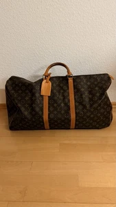 Louis Vuitton Keepall 60 Gebraucht Reisetasche braun Logo Weekender - Bild 1 von 10
