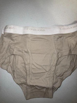Calvin Klein Hombre Calzoncillo Talla 38 Tiro Bajo Estilo U1183 Beige DE COLECCIÓN NUEVO Foto 1 de 2
