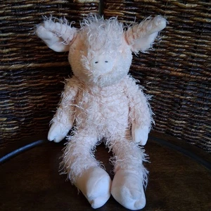 NWOT Bunnies By The Bay Pink Pig Stuffed Animal Soft Fuzzy Shaggy Plush Piggy - Picture 1 of 11