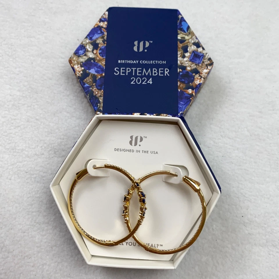 BP September 2024 Earrings Gold Plating Always Mesmerized by You RBP8163 NWT - Image 1 of 4