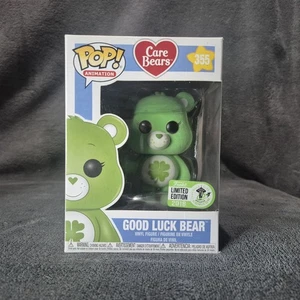 Funko Pop: Care Bears - Good Luck Bear #355 Flocked ECCC 2018 Exclusive - Bild 1 von 6