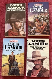 Set 4 Louis L’Amour Bantam Paperback Books Lot 1978-1980 Never Read Excellent - Bild 1 von 8