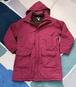 Vintage Lands End Men’s Wool Lined Removable Hooded Parka Size Large - Picture 1 of 7
