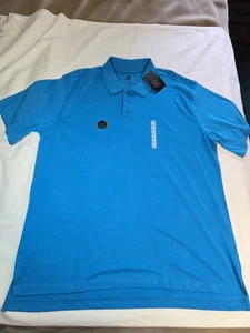 R&R Casual Blue Collard Short Sleeve Quart Buttton Up Polo Shirt Size Xl. - Picture 1 of 13