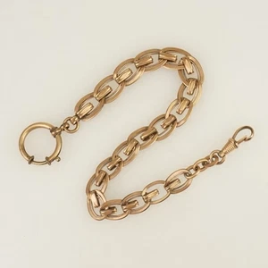 RARE! Pocket Watch Chain Gold pl for Men's fusee tourbillon duplex repeater RAR - Picture 1 of 5