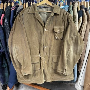 Vintage Polo Ralph Lauren Feldjacke Herren XL braun Cord Blazer Professor - Bild 1 von 8