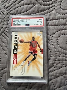 Tarjeta UD Upper Deck MJ Michael Jordan 1998 PSA 8 IF9 ESTUCHE NUEVO Living Legend - Imagen 1 de 2