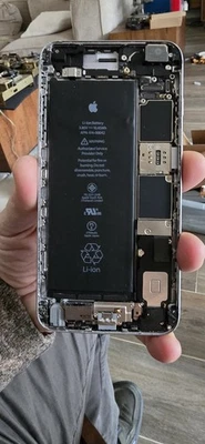 Back Plate With Battery Apple iPhone 6s - Space Gray A1687 Not Tested - Image 1 of 4