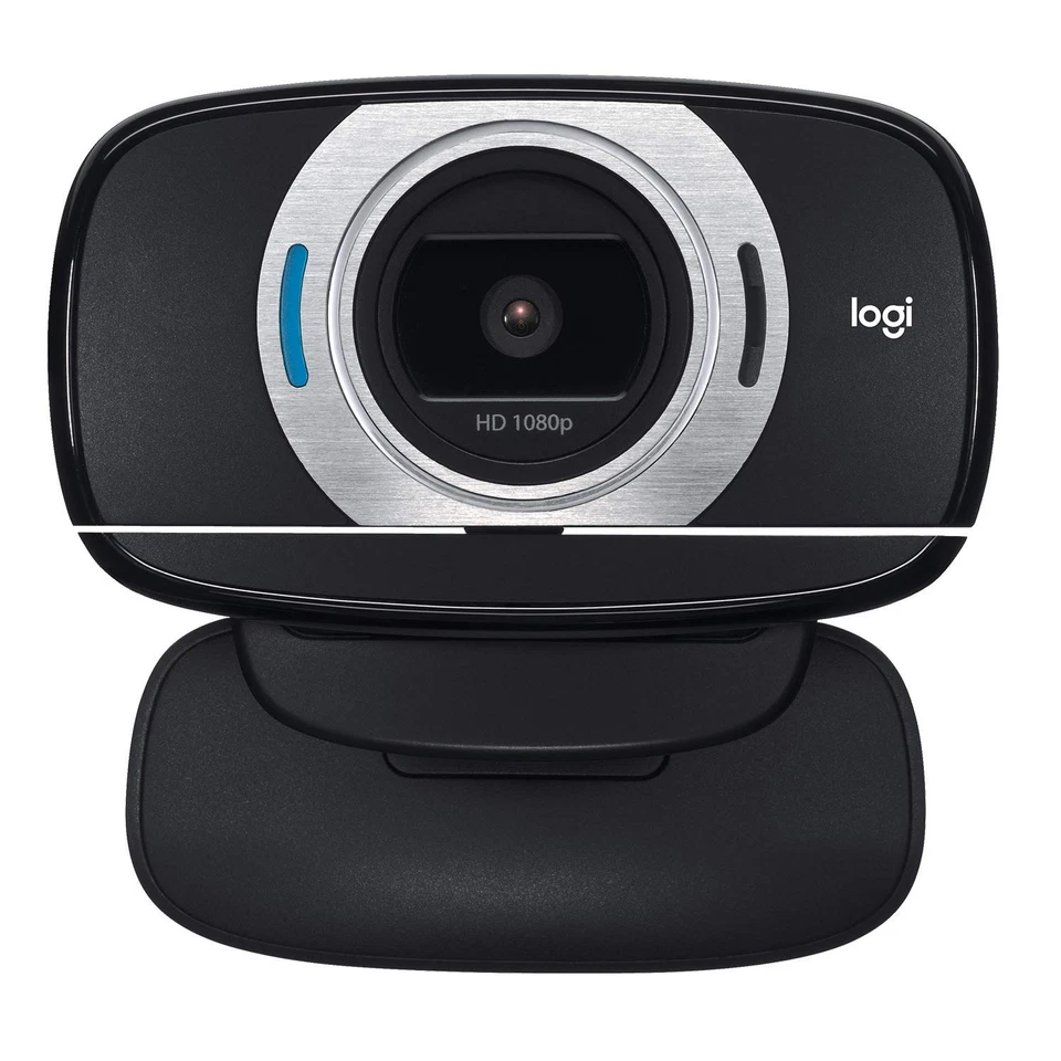Logitech C615 Portable Webcam, Full HD 1080p/30fps, Widescreen Video Calling, Fo - Image 1 of 4