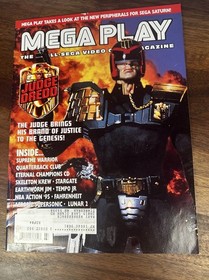 Mega Play Sega Video Game Magazine Judge Dredd Vol 6 No 3 June July 1995