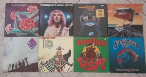 70s Classic Rock Vinyl lot 8, Rundgren, Frampton, Skynyrd, Wings, Miller, Sweet - Picture 1 of 2