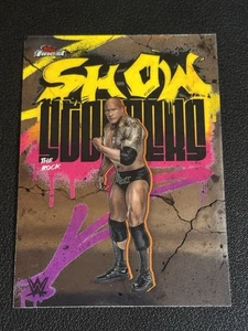 2025 Topps Finest WWE The Rock #SSS-TR Show Stoppers Insert - Picture 1 of 2