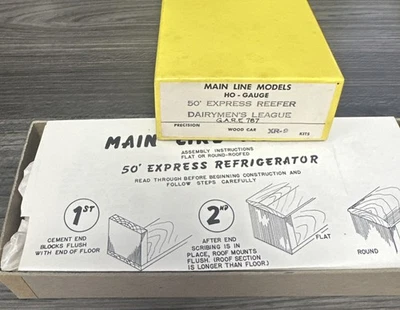 Main Line Models HO Gauge XR-9 Wood Car Dairymen’s League NOS - Image 1 of 4