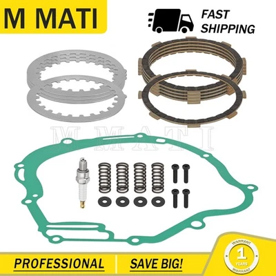 For Yamaha TTR125/E/L/LE Clutch Kit Friction & Steel Plates Gasket Springs Bolts - Image 1 of 4