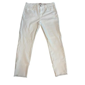 JEN7 BY 7 FOR ALL MANKIND WEISSE CROPPED SKINNY JEANS GRÖSSE 10 - Bild 1 von 8