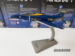 New 1/144 Scale US F4II Phantom Fighter Blue Angles Paint Diecast Metal Model - Picture 1 of 11