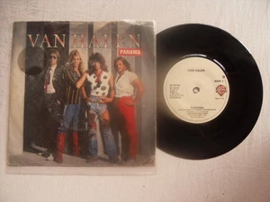 VAN HALEN PANAMA WARNER BROS RECORDS UK 7" VINYL SINGLE in PICTURE SLEEVE - Picture 1 of 2