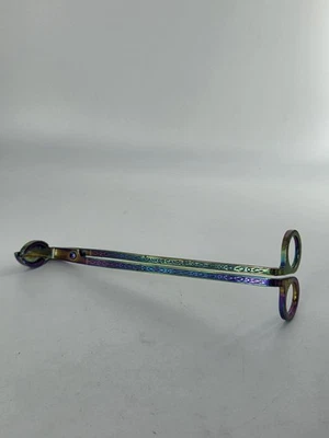 Yankee Candle Perfect Wick Trimmer Scissors Extend Candl Life Iridescent Rainbow - Image 1 of 4