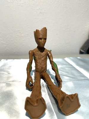 Teenage Groot 12 Inch Action Figure Marvel Avengers Infinity War Power FX 2017 - Image 1 of 3