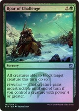 Roar of Challenge (145/269) - Khans of Tarkir - Uncommon (Foil)