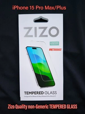 ДЛЯ APPLE IPHONE 15 PRO MAX ZIZO ЗАКАЛЕННОЕ СТЕКЛО #METRO33027 - Изображение 1 из 4