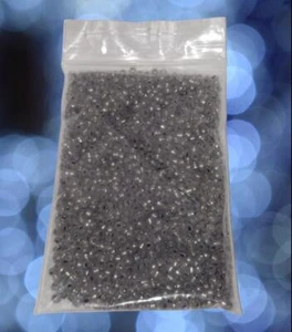 Cuentas semilla gris forradas de plata 11o 20 gm ID:38628 - Imagen 1 de 2