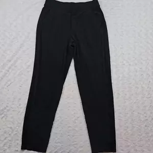 Pantalón al tobillo Athleta para mujer negro Brooklyn talla 10 alto salón atletismo yoga - Imagen 1 de 10