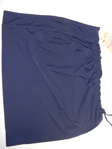 NWT TOMMY BAHAMA Size XS Side Shirred Skirt Pearl Solids Mare Navy 30" Waist - Picture 1 of 10
