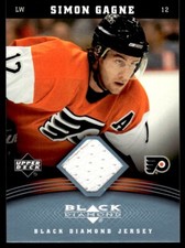 2006-07 Upper Deck Black Diamond Jerseys Simon Gagne Philadelphia Flyers #J-GA