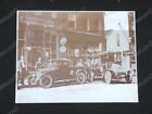Old Pick Up Truck Fisk Tires Vintage Sepia Card Stock Photo 1930s