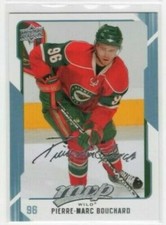 Pierre-Marc Bouchard 08-09 Upper Deck MVP Base #143 Minnesota Wild
