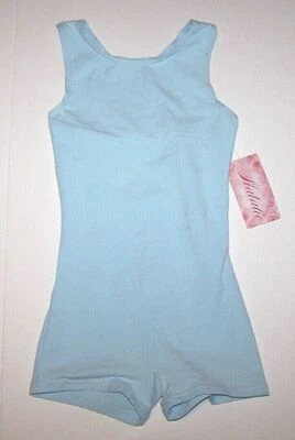 Natalie Theatrical Biketard Unitard Leotardo Tanque Bicicleta Pantalones Cortos Body B Nuevo Niña Foto 1 de 4