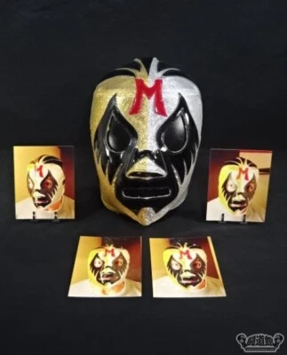 Mil Mascaras Signed Wearing photo Professional wrestling talent goods b15 - Image 1 of 4