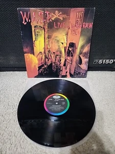 W.A.S.P. Live In The Raw Lp Vinyl OG 1987 Rare 1st Australia Press VG/VG+ Wax - Picture 1 of 9