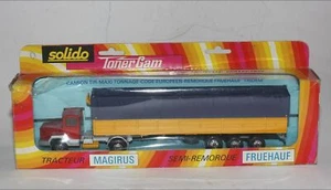 Solido Toner Gam No.363 Magirus Tractor & Fruehauf Semi-Remoroque Trailer Boxed - Picture 1 of 8