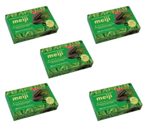 Meiji Rich Matcha biscuit 6 pieces × 5 boxes Made in Japan - Picture 1 of 4