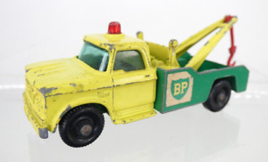 Lesney Matchbox Dodge Wreck Truck Rare Green Yellow No 13 Toy Vintage Model