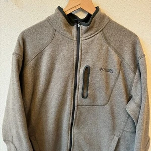 Columbia Titanium Omni-Shield Knit Jacket Men's 2XL Sherpa Lined Oatmeal Plush - Picture 1 of 17
